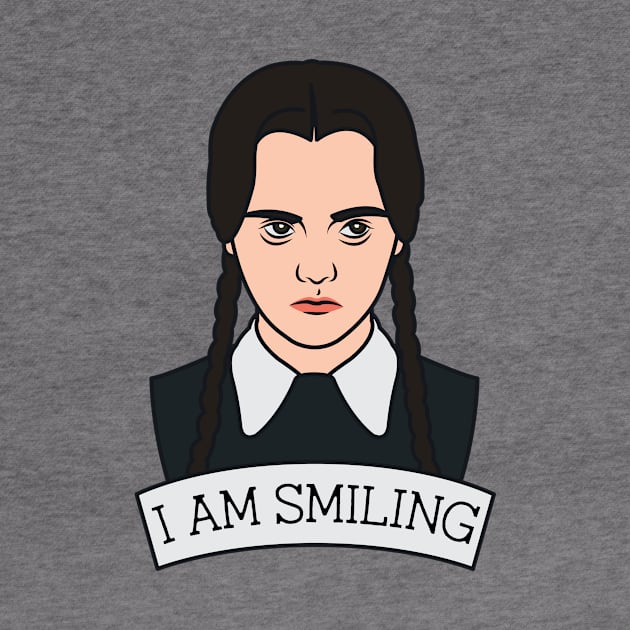 Wednesday Addams I Am Smiling by redbarron